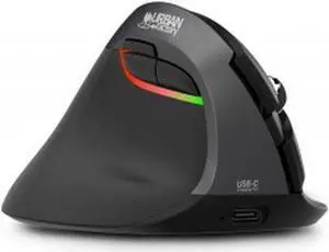 ERGO PRO VERTICAL ERGONOMIC MOUSE WIRELESS 2.4GHz. BLEUTOOTH & WIRED MOUSE - for LEFT Handed