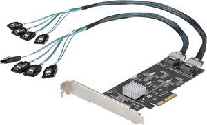 StarTech.com 8P6G-PCIE-SATA-CARD 8 Port SATA PCIe Card