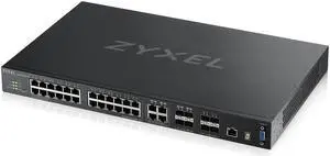 ZyXEL 28-port GbE L3 Managed Switch with 4 SFP+ Uplink ZyXEL 28-port GbE L3 Managed Switch with 4 SFP+ Uplink