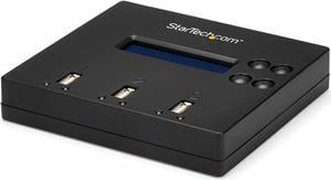 StarTech.com 1:2 Standalone USB Duplicator and Eraser - Memory Stick Cloner - USB 2.0 Flash Drive Copier / Thumb Eraser