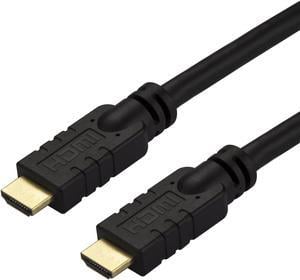 StarTech.com 10m(30ft) HDMI 2.0 Cable, 4K 60Hz Active HDMI Cable, CL2 Rated for In Wall Installation, Long Durable High