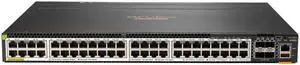 HPE Aruba 6300M - Switch - L3 - Managed - 48 x 100/1000/2.5G/5G (PoE+) + 4 x 1 Gigabit / 10 Gigabit / 25 Gigabit / 50 Gi