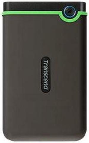 Transcend StoreJet 25M3C - Hard drive - 2 TB - external (portable) - 2.5" - USB 3.1 Gen 1 - iron grey