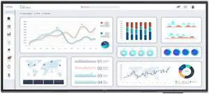 Avocor AVL-1050-T - 105" Diagonal Class L Series LED-backlit LCD display - interactive - with touchscreen (multi touch)