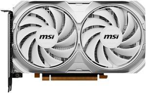 MSI graphics card GeForce RTX 4060 VENTUS 2X WHITE 8G OC - 8 GB GDDR6 OC