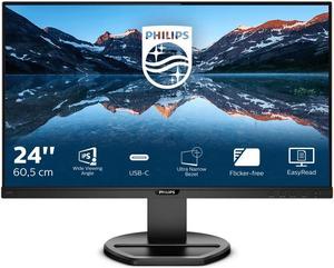 Philips B Line 243B9 - LED monitor - 24" (23.8" viewable) - 1920 x 1080 Full HD (1080p) - IPS - 250 cd/m? - 1000:1 - 4 m