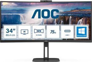 AOC LED Curved-Display Value-line CU34V5CW/BK - 86.4 cm (34") - 3440 x 1440 WQHD