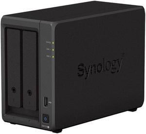 Synology Disk Station DS723+ - NAS server - 2 bays - RAID RAID 0, 1, JBOD - RAM 2 GB - Gigabit Ethernet - iSCSI support