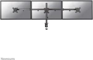 Neomounts FPMA-D550D3 - Mounting kit - full-motion - for 3 LCD displays - steel - black - screen size: 10"-27" - clamp m