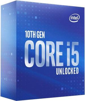 Intel Core i5-10600K - Core i5 10th Gen Comet Lake 6-Core 4.1 GHz LGA 1200 125W Intel UHD Graphics 630 Desktop Processor - BX8070110600K