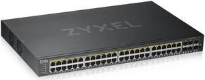 Zyxel GS1920-48HPV2 Managed Gigabit Ethernet (10/100/1000) Power over Ethernet (PoE) Black