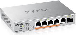 Zyxel XMG-105HP Unmanaged 2.5G Ethernet (100/1000/2500) Power over Ethernet (PoE) Silver