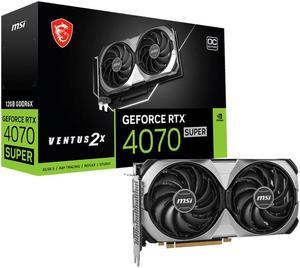 MSI VENTUS GeForce RTX 4070 SUPER 12G 2X OC NVIDIA 12 GB GDDR6X