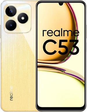 Realme C53 DUAL SIM 256GB ROM + 8GB RAM (GSM ONLY | NO CDMA) Factory Unlocked 4G/LTE Smartphone (Champion Gold) - International Version
