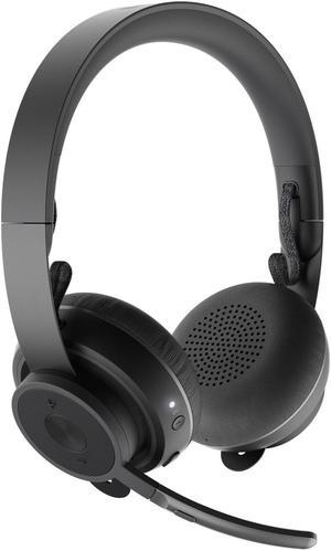 Logitech Zone Wireless Plus - Headset - on-ear - Bluetooth - wireless - active noise cancelling - noise isolating - grap