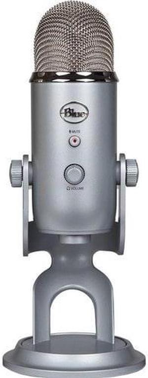 Logitech 988-000229 Wired Condenser Microphone  - Stereo - 20 Hz to 20 kHz - Cardioid, Bi-directional, Omni-directional