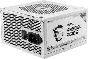 MSI MAG A850GL PCIE5 WHITE power supply unit 850 W 20+4 pin ATX ATX