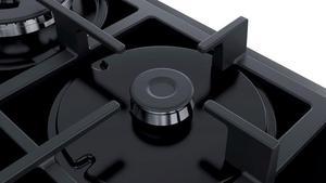 Bosch Serie 4 PNH6B6B90 hob Black Builtin 60 cm Gas 4 zones