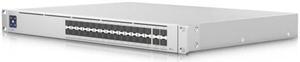 ubiquiti usw-pro-aggregation unifi switch pro aggregation, 28x 10g sfp+ ports, 4x 25g sfp28+ ports, 760 gbps switching, 565.44 mbps forwarding, 380 gbps non-blocking throughput