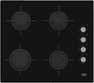 Beko HILG64120S hob Black Built-in 60 cm Gas 4 zone(s)