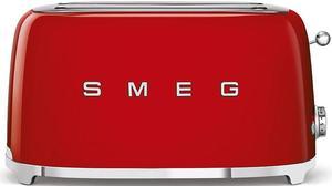 SMEG TOASTER 2X4 50´S STYLE RED TSF02RDEU