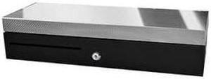 APG ECD460-B-BLK-SS Cash Drawer - Black and Stainless Steel Lid