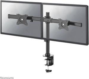 Neomounts FPMA-DCB100D - Mounting kit - full-motion - for 2 LCD displays - black - screen size: 10"-27" - clamp mountabl