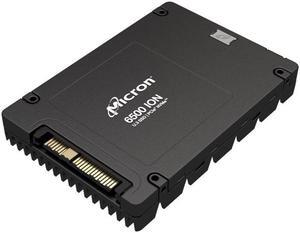Micron 6500 ION - SSD - Enterprise - encrypted - 30.72 TB - internal - 2.5" - U.3 PCIe 4.0 x4 (NVMe) - SHA-512 - Self-Encrypting Drive (SED), TCG Opal Encryption 2.01 - TAA Compliant