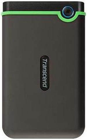 Transcend StoreJet 25M3 - Hard drive - 4 TB - external (portable) - 2.5" - USB 3.1 Gen 1 - AES - iron grey