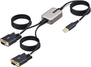 4M 2-PORT USB SERIAL CABLE -