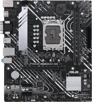 ASUS Mainboard PRIME B660M-K D4 - micro ATX - Socket LGA1700 - Intel B660