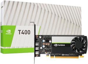 NVIDIA Quadro T400 4GB Graphics card 4GB GDDR6 PCIe3.0x16 low profile 3x Mini DisplayPort - retail boxed - Board,Quick s