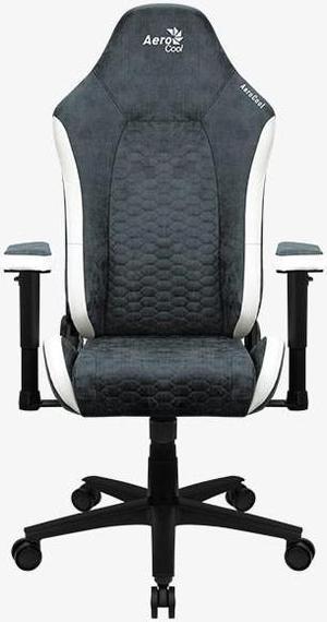 Aerocool Crown AeroSuede Universal gaming chair Padded seat Blue, Steel