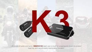 INNOVV K3 - motorcycle video recorder with 2 cameras