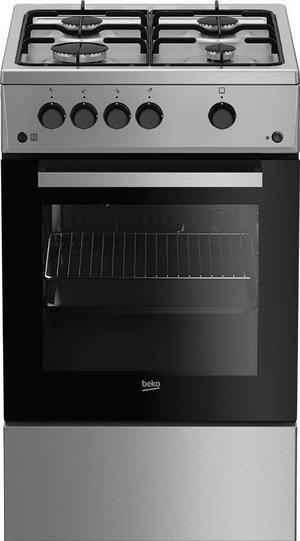 Beko FSG52020FX cooker Freestanding cooker Gas Inox