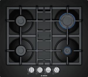 Bosch Serie 4 PNP6B6B90 hob Black Built-in 60 cm Gas 4 zone(s)