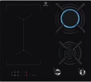 Induction-gas hob ELECTROLUX KDI641723K 800 Mixed 60 cm Black