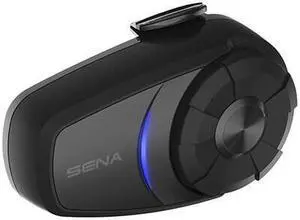 Sena 10S motorcycle intercom 4 channels 1600 m Black