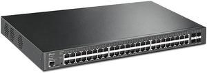 TP-Link JetStream TL-SG3452XP V2.6 - Switch - L2+ - Managed - 48 x 10/100/1000 (PoE+) + 4 x 10 Gigabit SFP+ - rack-mount