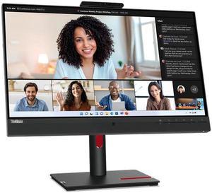 61cm/24" (1920x1080) Lenovo ThinkVision T24mv-30 16:9 FHD IPS 75Hz 4ms HDMI DP USB-C Speaker Black