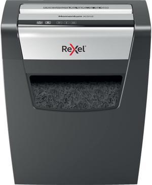 Rexel Momentum X410 paper shredder Particle-cut shredding Black, Grey