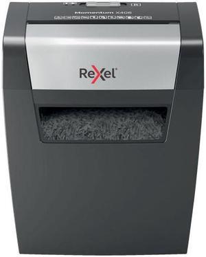 Rexel Momentum X406 paper shredder Particle-cut shredding Blue, Grey