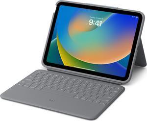 Logitech Rugged Combo 4 Touch - Keyboard and folio case - with trackpad - Apple Smart connector - for Apple 10.9-inch iP