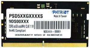 Patriot Memory Signature PSD516G480081S memory module 16 GB 1 x 16 GB DDR5 4800 MHz