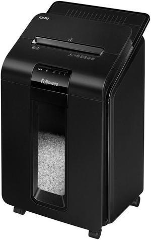 Fellowes AutoMax 100M paper shredder Particle-cut shredding 22 cm Black