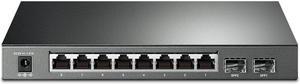 tp-link tl-sg2210p v3 jetstream 8-port gigabit smart poe+ switch with 2 sfp slots (supports 8 gigabit poe ports, 58w budget, fanless)