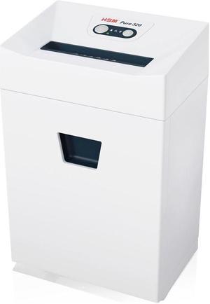 HSM Pure 320 paper shredder Particle-cut shredding 23 cm White