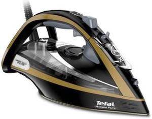 Tefal FV9865E0 iron Dry & Steam iron Durilium Autoclean soleplate 3000 W Black, Gold