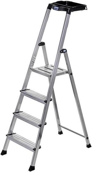 Krause Secury Folding ladder silver