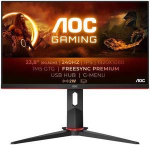 AOC Gaming 24G2ZU/BK - LED monitor - Full HD (1080p) - 23.8"